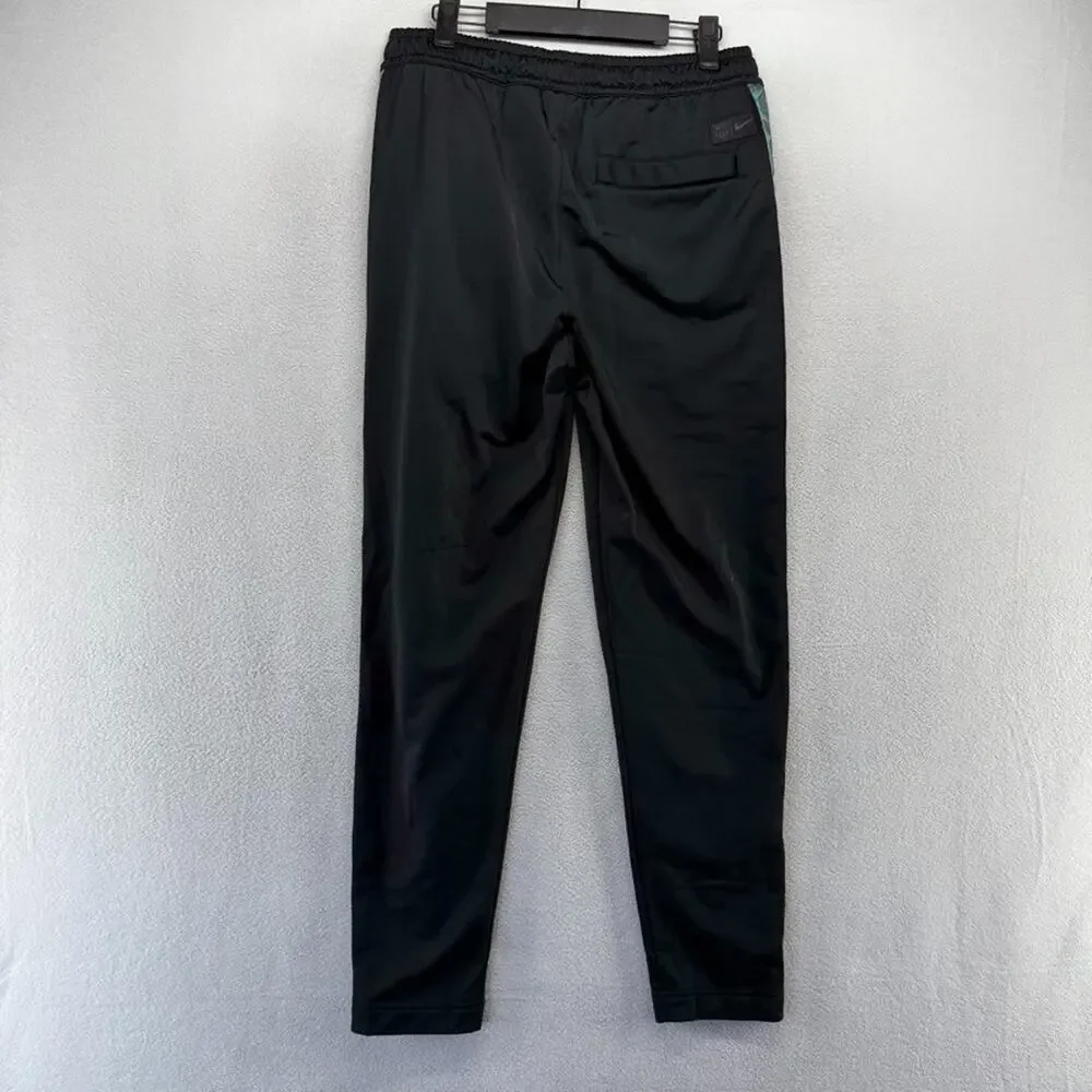 Nike Barcelona Track Pants men's Small Black Tropical Floral Soccer Training Kit